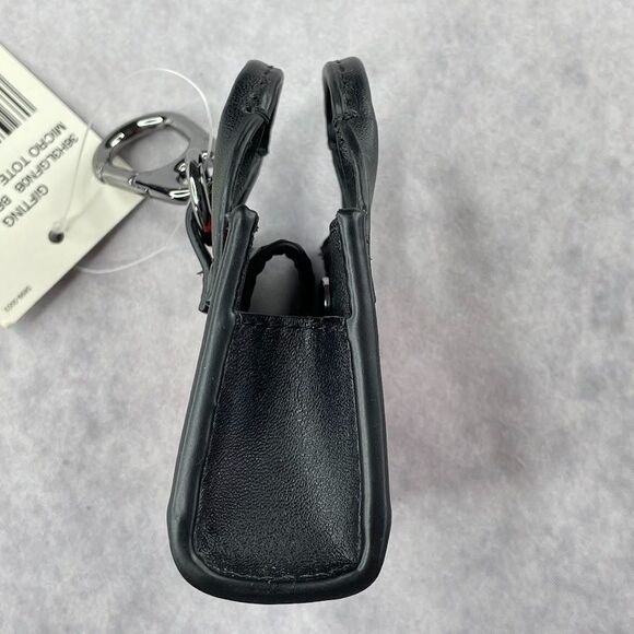 MICHAEL KORS Micro Signature Logo Earbud Case AirPod Case Red Womens Purse Fob - Picture 6 of 14